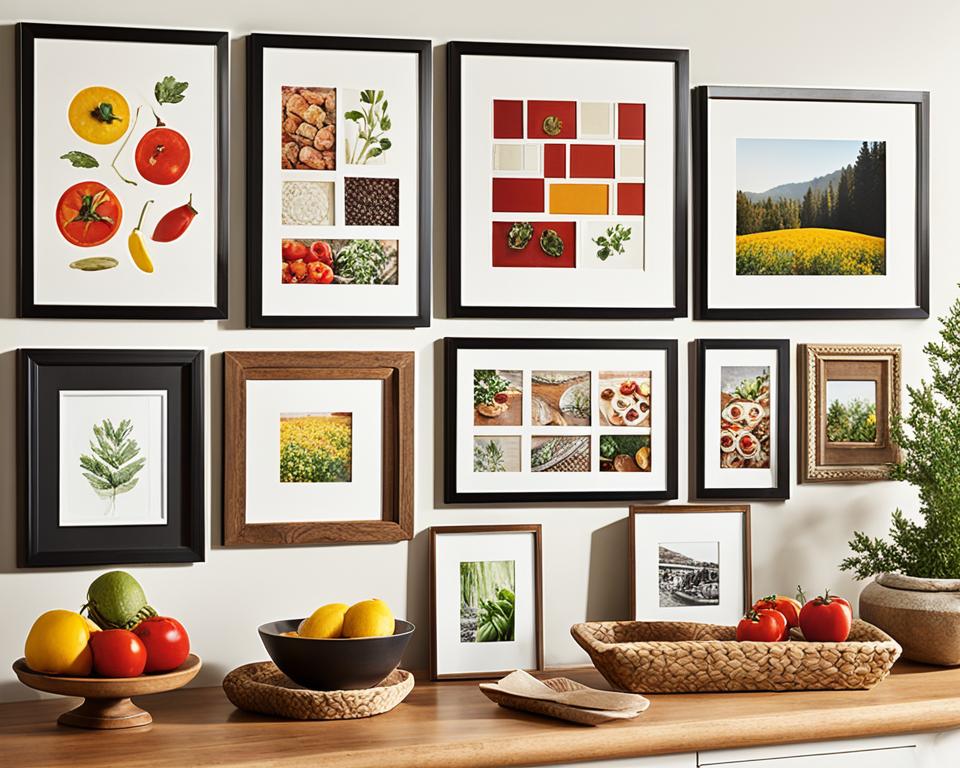 kitchen decor frames idea