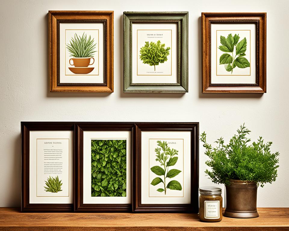 kitchen decor frames idea