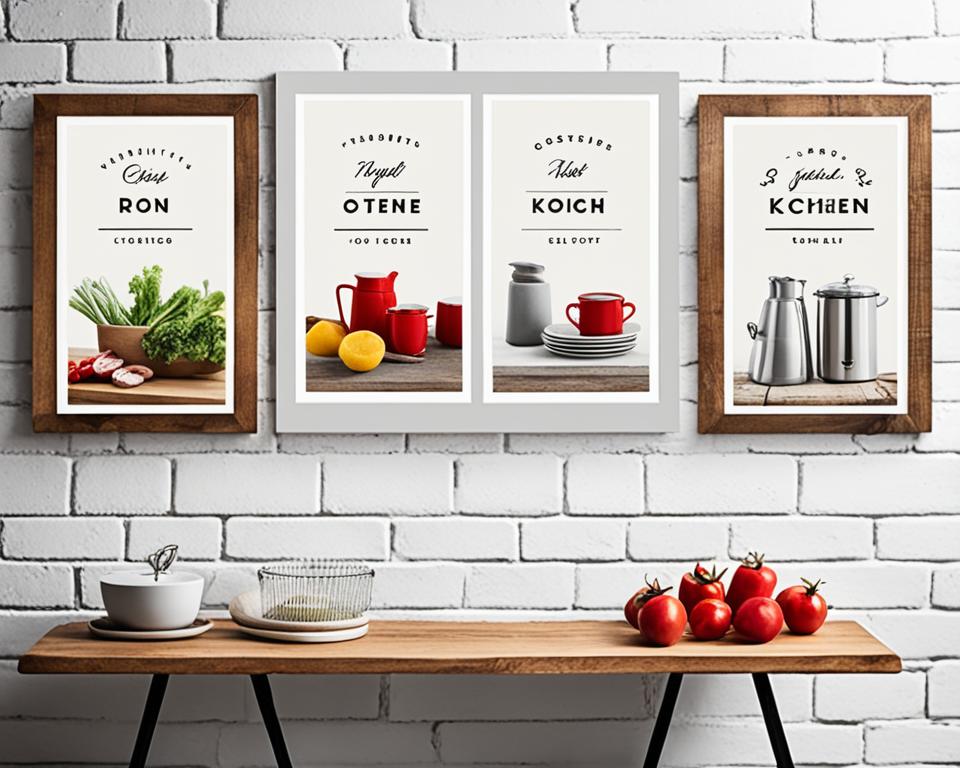 kitchen decor posters