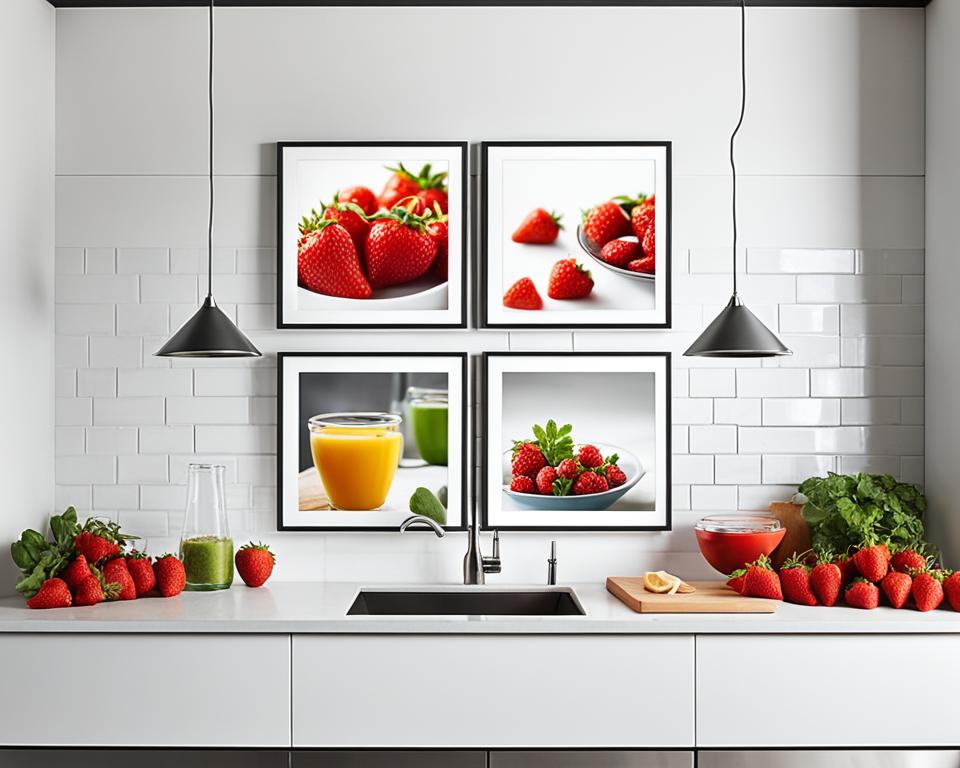 kitchen poster frames