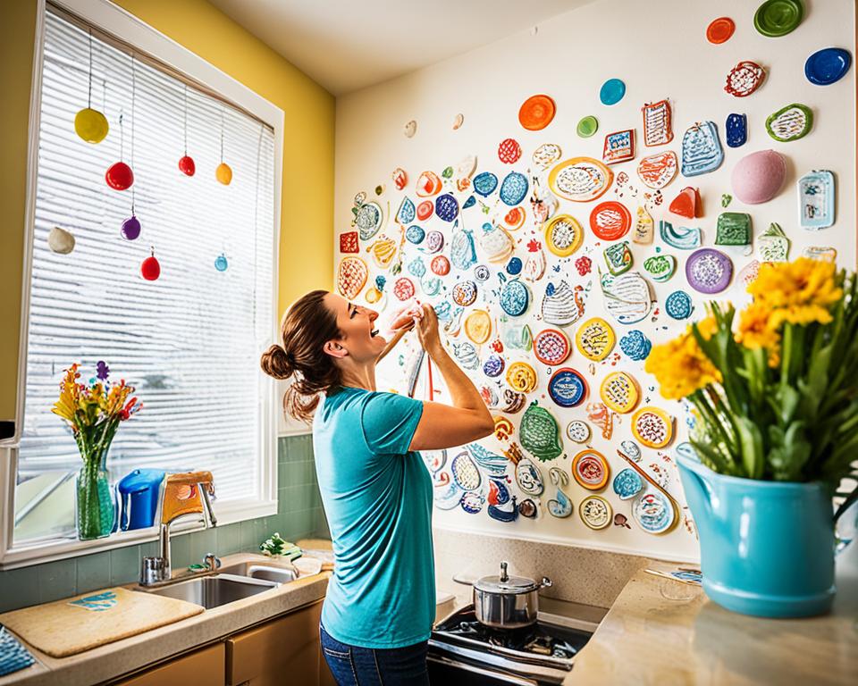 kitchen wall decor cleaning