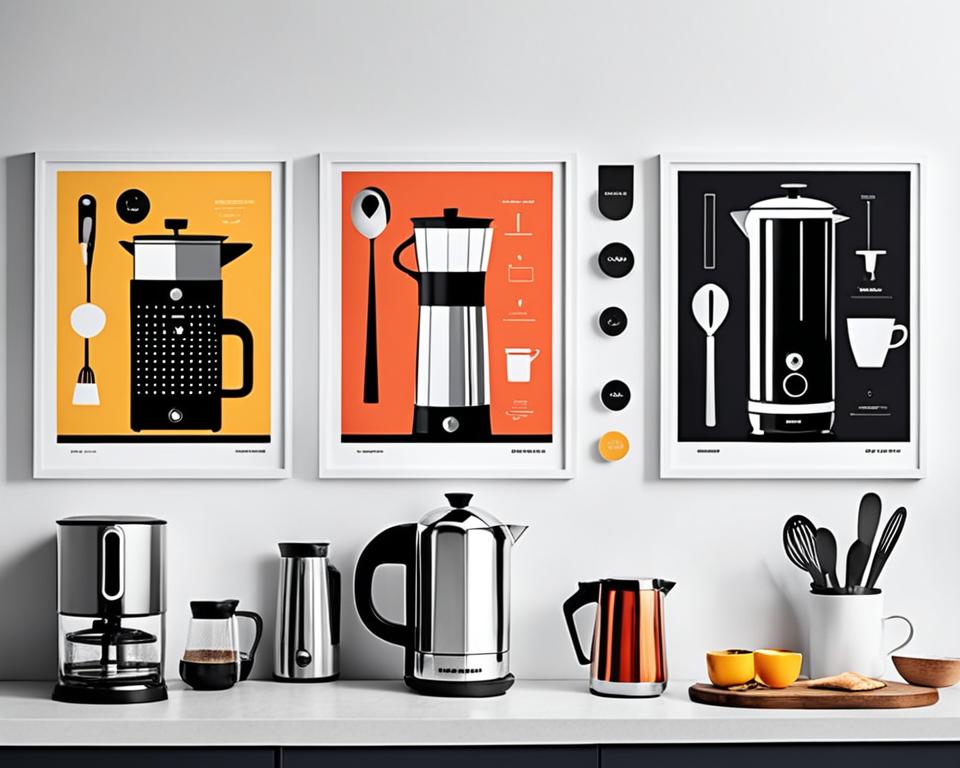 modern kitchen posters