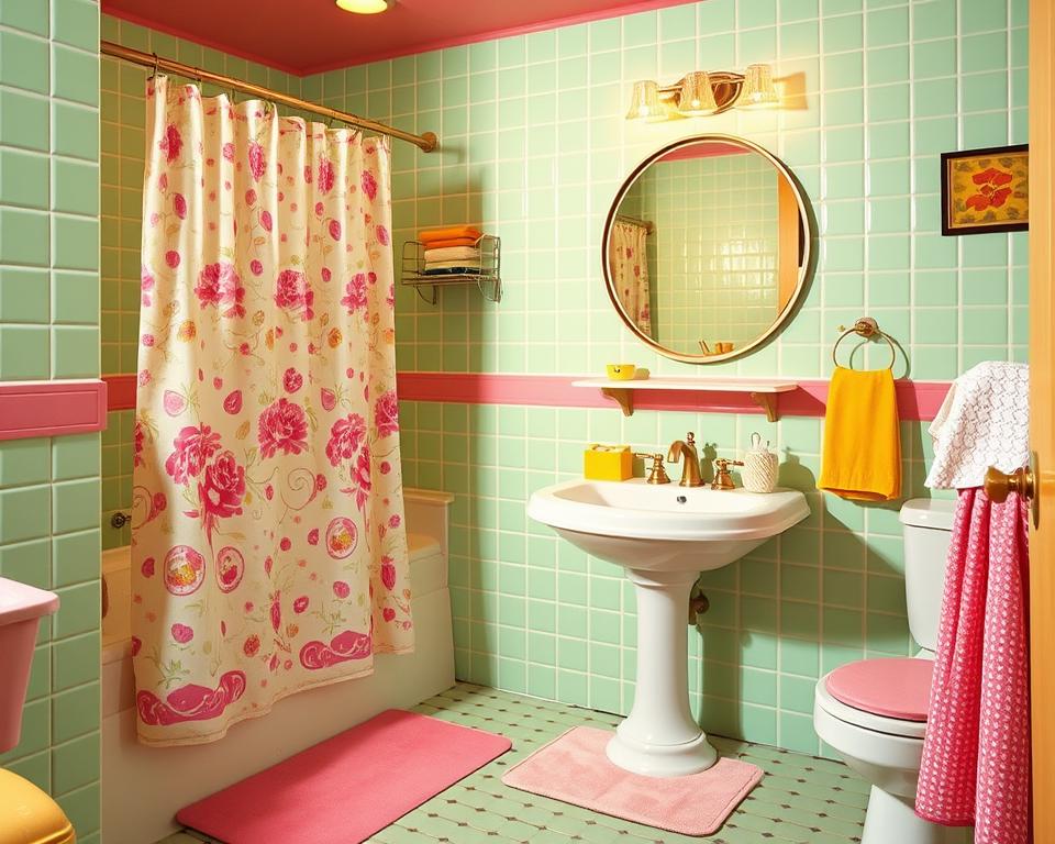 60s bathroom color schemes