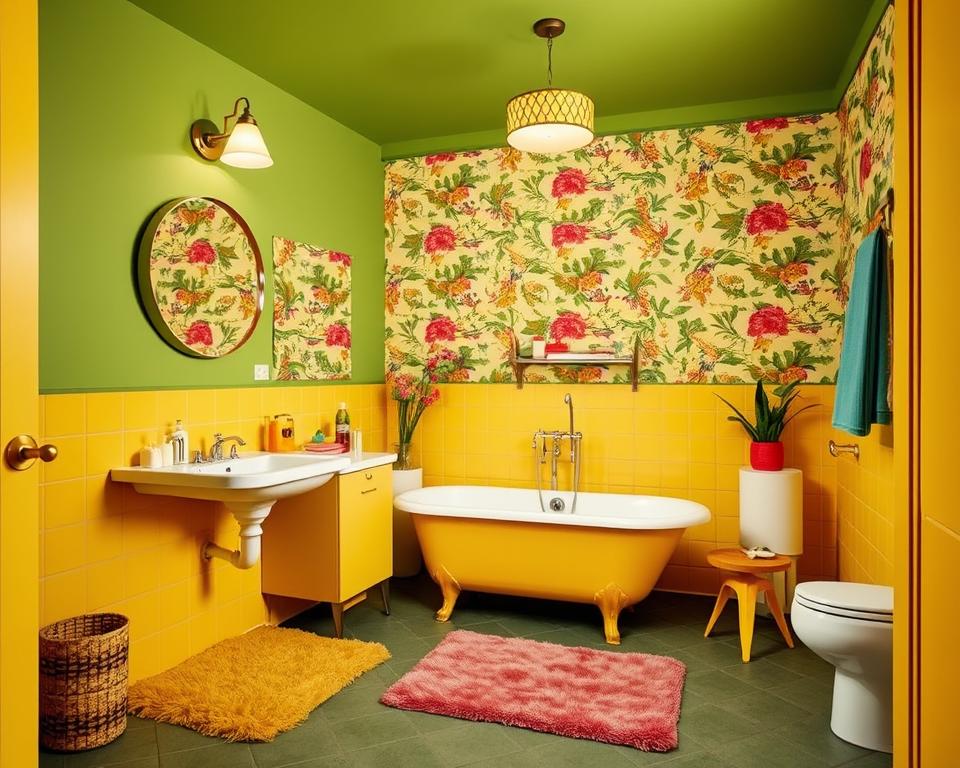 70s aesthetic home decor bathroom