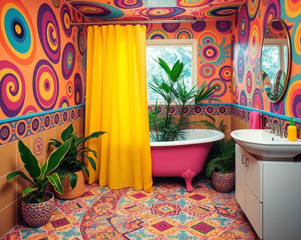 Psychedelic Bathroom Decor