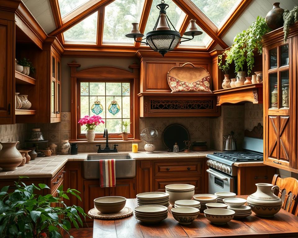 arts and crafts victorian kitchen