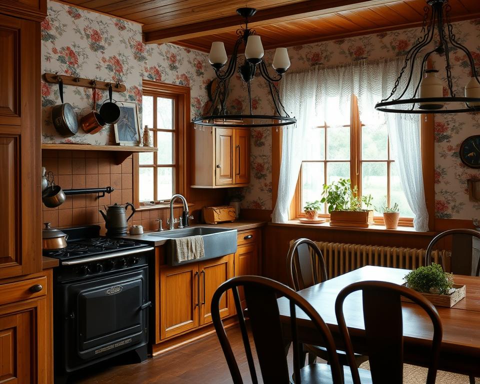 cozy victorian kitchen