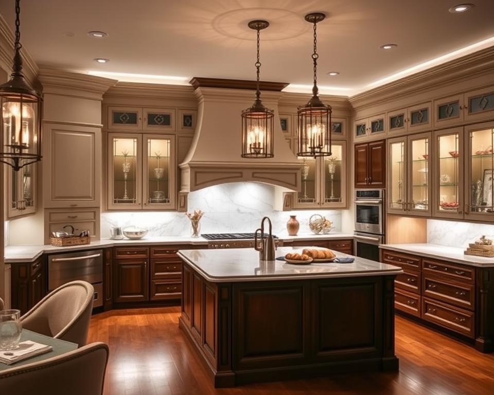 luxury kitchen lighting