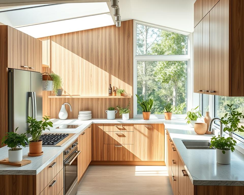 organic modern kitchen