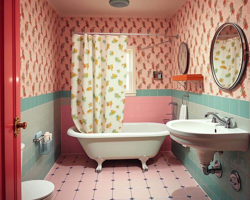 retro bathroom design