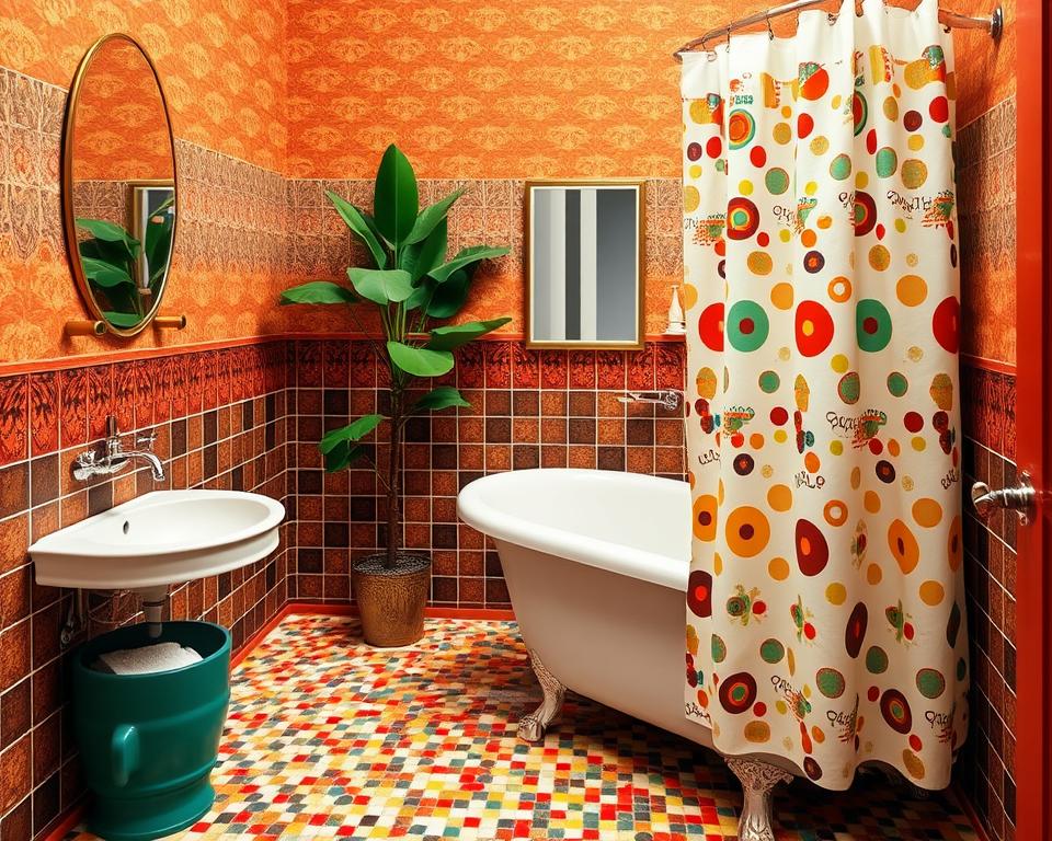 retro bathroom design