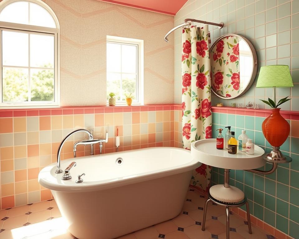 retro bathroom design