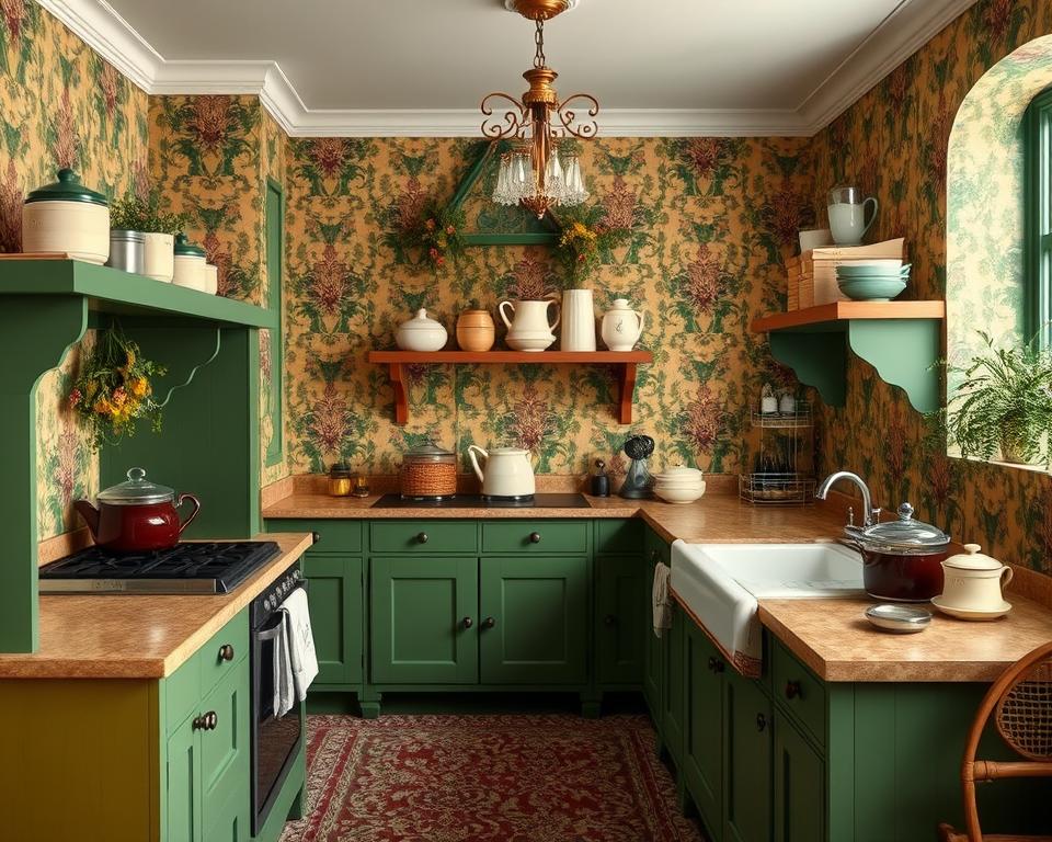 victorian kitchen color palette