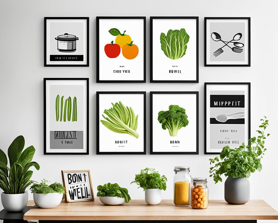 kitchen decor frames idea