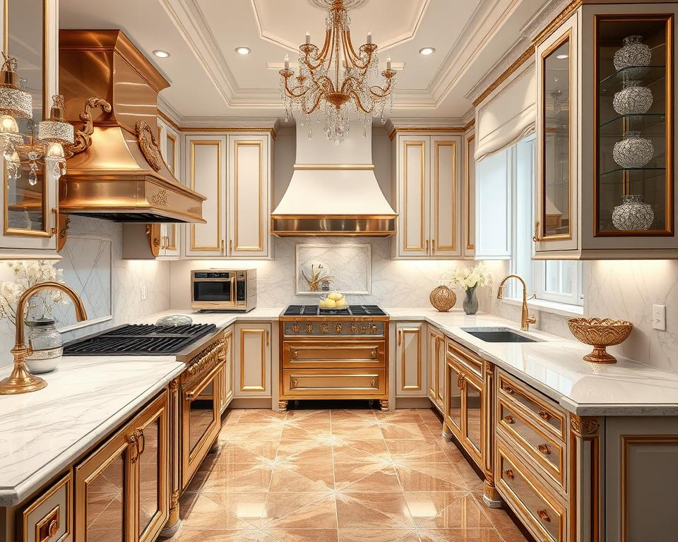 Glam Kitchen Decor: Adding Sparkle and Sophistication to Your Culinary Space
